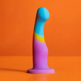 Blush Avant D16 Silicone 7.25 Inch Artisan Dildo, Suction Cup Harness Compatible, Sex Toy for Adults, Multicolor