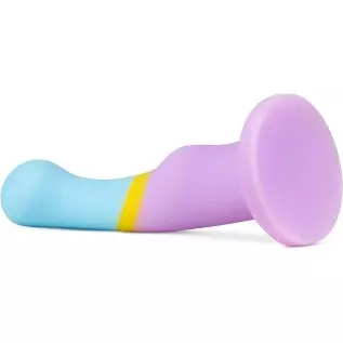 Blush Avant D16 Silicone 7.25 Inch Artisan Dildo, Suction Cup Harness Compatible, Sex Toy for Adults, Multicolor