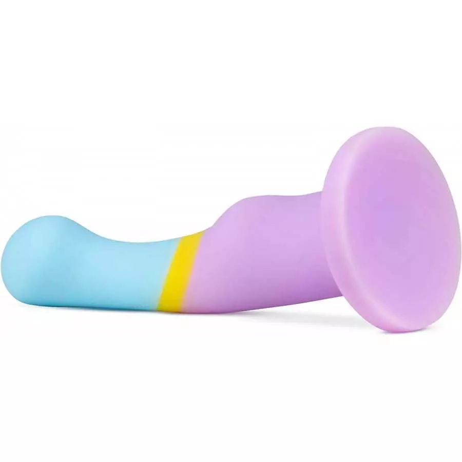 Blush Avant D16 Silicone 7.25 Inch Artisan Dildo, Suction Cup Harness Compatible, Sex Toy for Adults, Multicolor