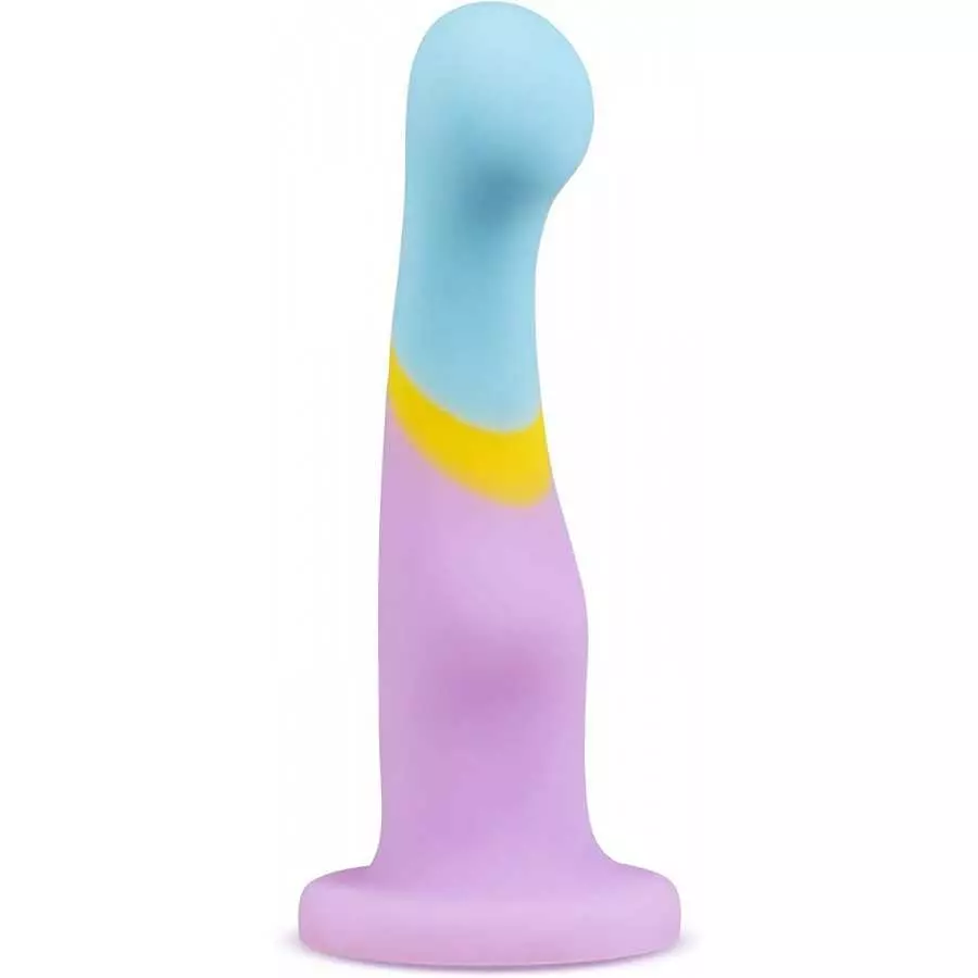 Blush Avant D16 Silicone 7.25 Inch Artisan Dildo, Suction Cup Harness Compatible, Sex Toy for Adults, Multicolor