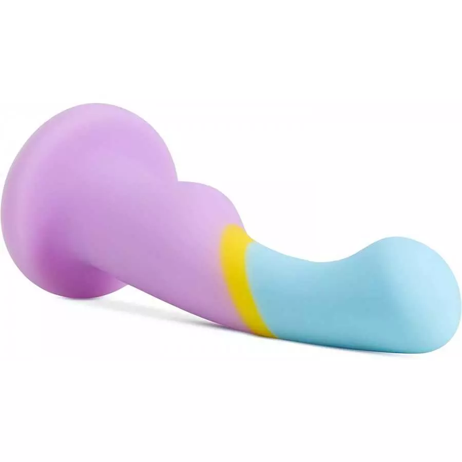 Blush Avant D16 Silicone 7.25 Inch Artisan Dildo, Suction Cup Harness Compatible, Sex Toy for Adults, Multicolor