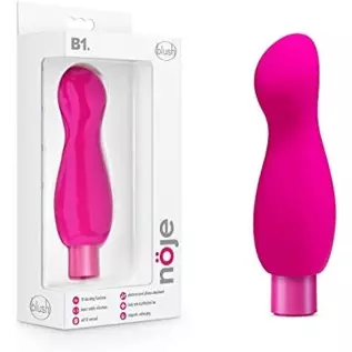 Blush Noje B1 - Rechargeable Puria Silicone External, Clitoral 10 Vibrating Function Vibrator - RumbleTech Deep Rumbly Vibration