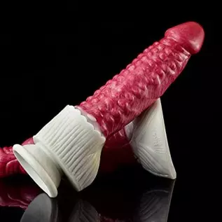 HAIHUANG Realistic Silicone Dildo 9 inch with Strong Suction Cup Anal Sex Toys, 1.0 Count