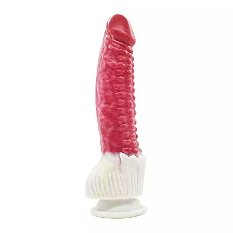 HAIHUANG Realistic Silicone Dildo 9 inch with Strong Suction Cup Anal Sex Toys, 1.0 Count