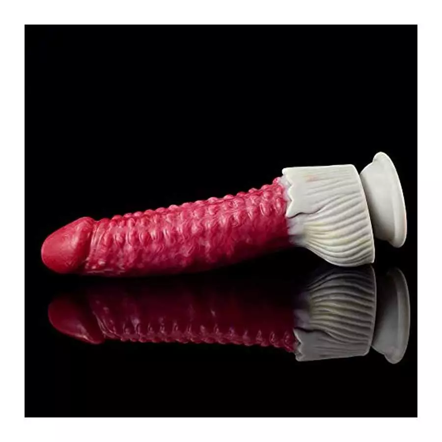HAIHUANG Realistic Silicone Dildo 9 inch with Strong Suction Cup Anal Sex Toys, 1.0 Count