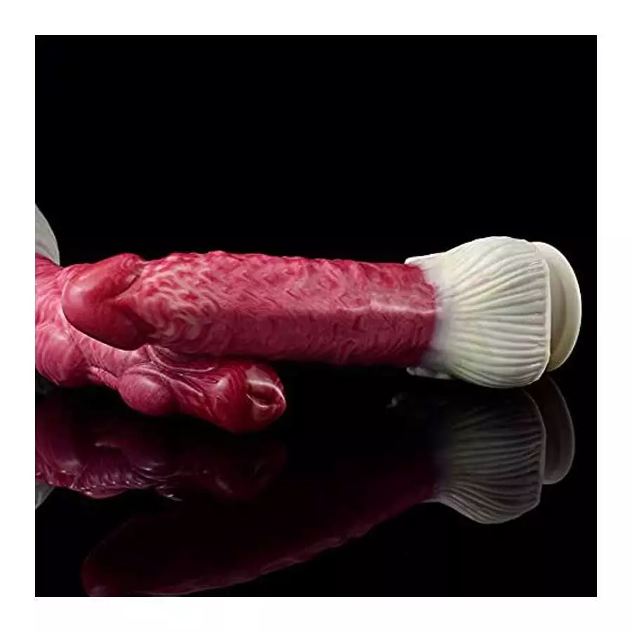 HAIHUANG Realistic Silicone Dildo 9 inch with Strong Suction Cup Anal Sex Toys, 1.0 Count