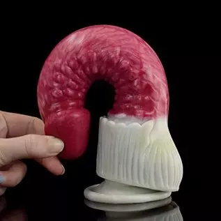 HAIHUANG Realistic Silicone Dildo 9 inch with Strong Suction Cup Anal Sex Toys, 1.0 Count