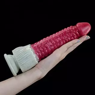 HAIHUANG Realistic Silicone Dildo 9 inch with Strong Suction Cup Anal Sex Toys, 1.0 Count