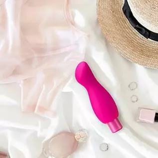 Blush Noje B1 - Rechargeable Puria Silicone External, Clitoral 10 Vibrating Function Vibrator - RumbleTech Deep Rumbly Vibration