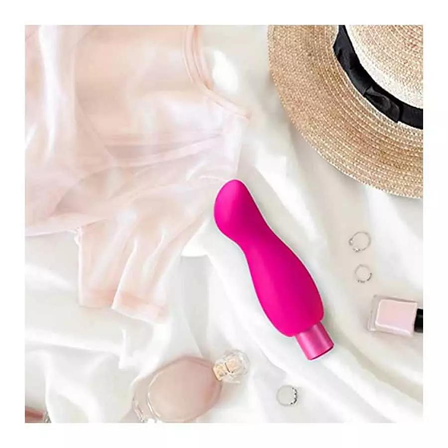 Blush Noje B1 - Rechargeable Puria Silicone External, Clitoral 10 Vibrating Function Vibrator - RumbleTech Deep Rumbly Vibration
