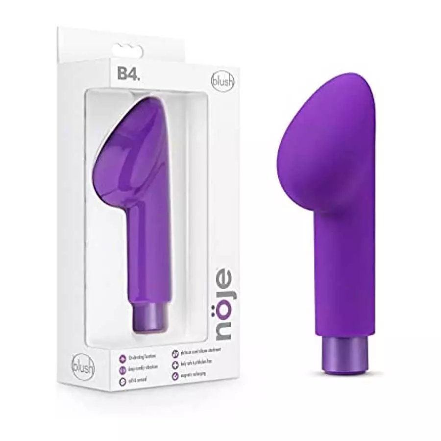 Noje B4 - Puria Silicone Rechargeable Vibrator for External, Clitoral Pleasure - 10 Vibrating Modes - Ultrasilk Smooth - Rumblet Noje B4 - Puria Silicone Rechargeable Vibrator for External, Clitoral Pleasure - 10 Vibrating Modes - Ultrasilk Smooth - Rumblet