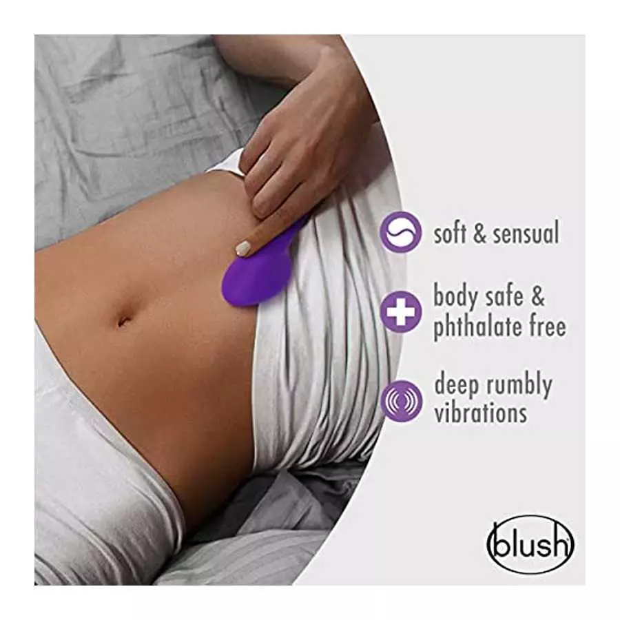 Noje B4 - Puria Silicone Rechargeable Vibrator for External, Clitoral Pleasure - 10 Vibrating Modes - Ultrasilk Smooth - Rumblet