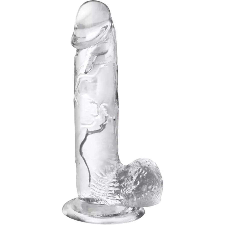 ROVOZAR 8.3 Inch Realistic Dildo, with Strong Suction Cup for Hands-Free Play, TPE Transparent Safety Material, for Women/Men/ A ROVOZAR 8.3 Inch Realistic Dildo, with Strong Suction Cup for Hands-Free Play, TPE Transparent Safety Material, for Women/Men/ A