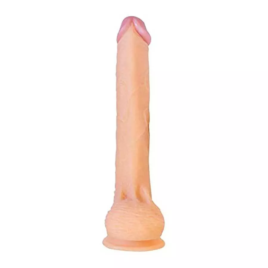Nasstoys -Hero Straight Cock Realistic Dildo with Suction Cup 10 Inch - White/Beige