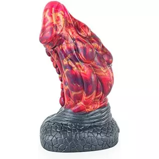 +7sueflly Huge Dildo Monster Dildo, 6.5 Silicone Dildo Suction Cup Dildo, Soft Flexible Prostate Dildo Anal Massager, G-Spot Dil