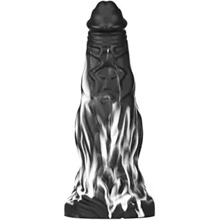 WEMAY Black Monster Dildo, 10.8&#039;&#039; Huge Realistic Dragon Dildos with Strong Suction Cups Flexible Liquid Silicone Knotted Adult h