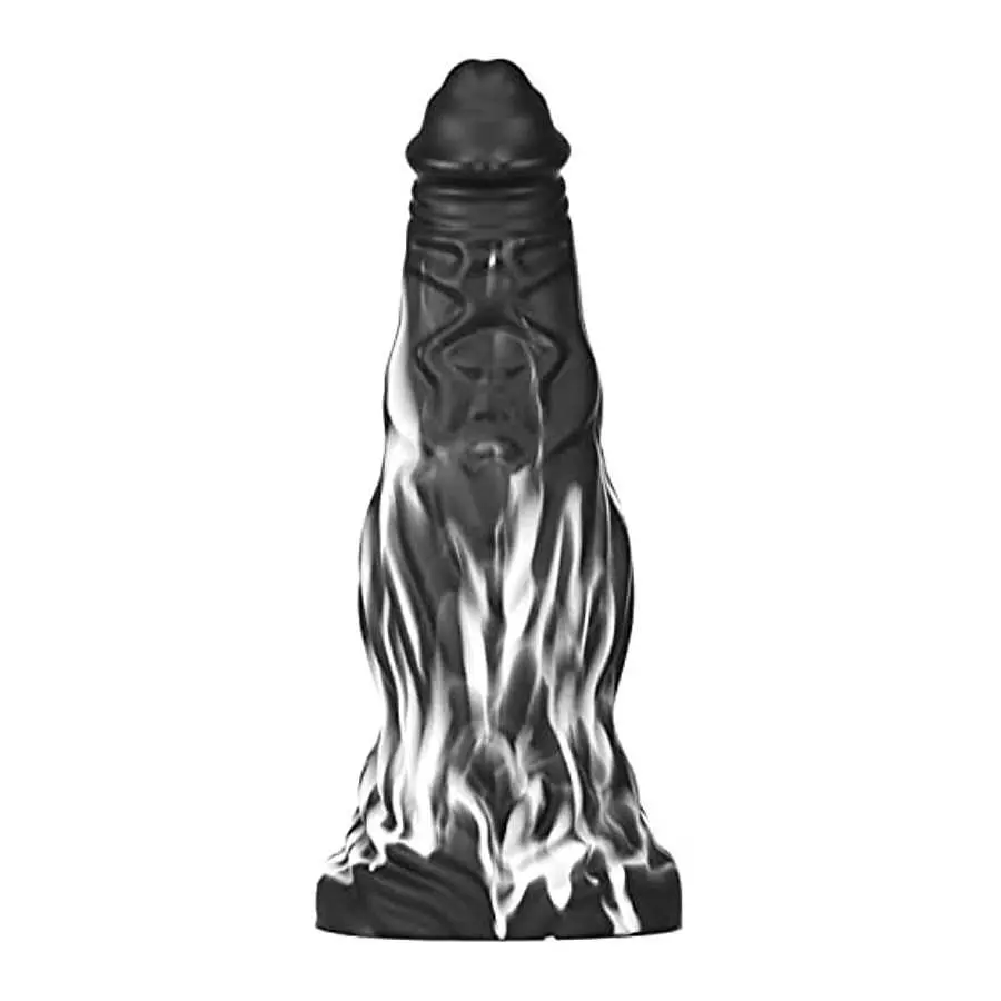 WEMAY Black Monster Dildo, 10.8'' Huge Realistic Dragon Dildos with Strong Suction Cups Flexible Liquid Silicone Knotted Adult h WEMAY Black Monster Dildo, 10.8'' Huge Realistic Dragon Dildos with Strong Suction Cups Flexible Liquid Silicone Knotted Adult h