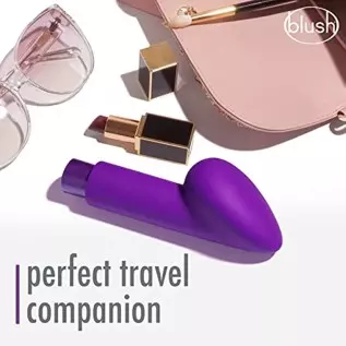 Noje B4 - Puria Silicone Rechargeable Vibrator for External, Clitoral Pleasure - 10 Vibrating Modes - Ultrasilk Smooth - Rumblet