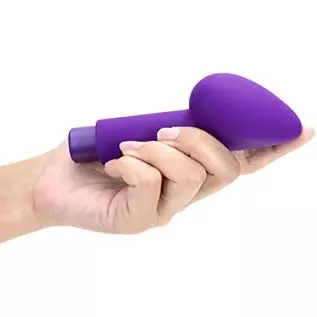 Noje B4 - Puria Silicone Rechargeable Vibrator for External, Clitoral Pleasure - 10 Vibrating Modes - Ultrasilk Smooth - Rumblet