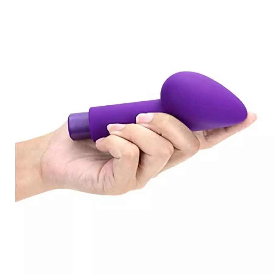 Noje B4 - Puria Silicone Rechargeable Vibrator for External, Clitoral Pleasure - 10 Vibrating Modes - Ultrasilk Smooth - Rumblet