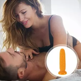 PRETYZOOM Silicone Dildo Simulation Corn Anal Dildo Realistic Huge with Suction Cup Anal Plugs Giant Anal Toy Couple