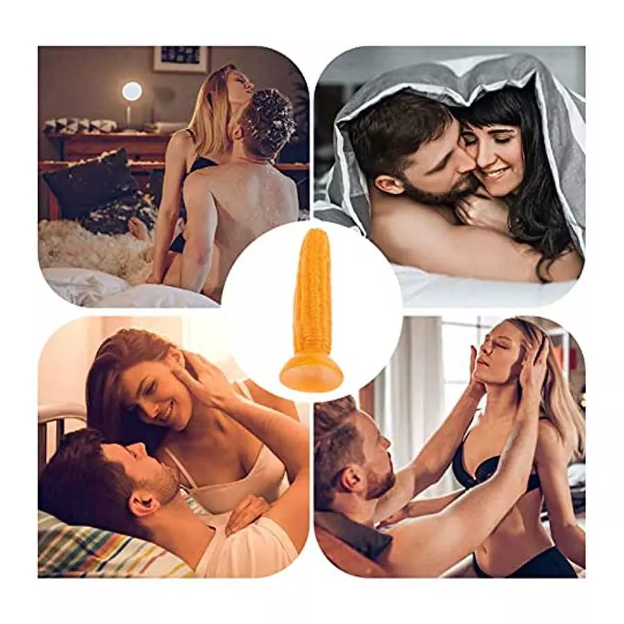 PRETYZOOM Silicone Dildo Simulation Corn Anal Dildo Realistic Huge with Suction Cup Anal Plugs Giant Anal Toy Couple