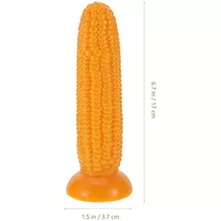 PRETYZOOM Silicone Dildo Simulation Corn Anal Dildo Realistic Huge with Suction Cup Anal Plugs Giant Anal Toy Couple