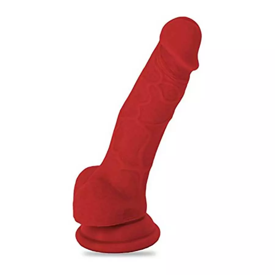Lickerlish Tripp 6.2" Premium Silicone Dildo Red with Suction Cup Lickerlish Tripp 6.2" Premium Silicone Dildo Red with Suction Cup