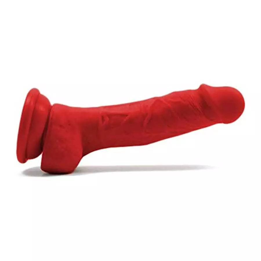 Lickerlish Tripp 6.2" Premium Silicone Dildo Red with Suction Cup
