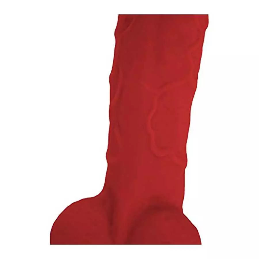 Lickerlish Tripp 6.2" Premium Silicone Dildo Red with Suction Cup