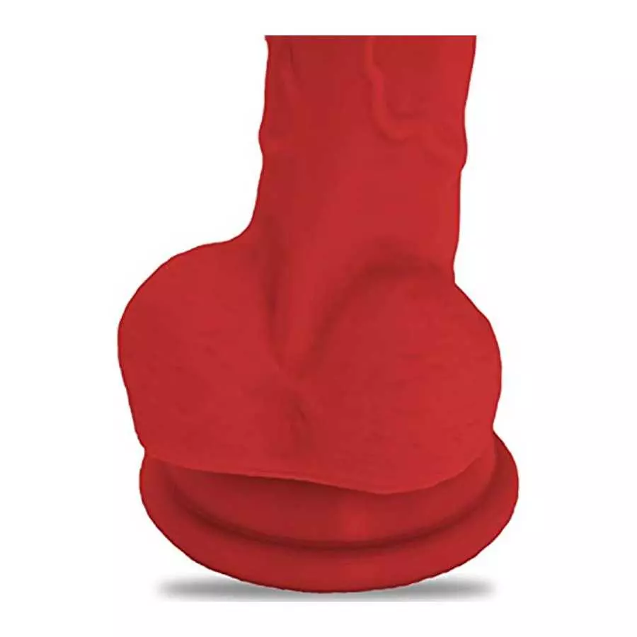 Lickerlish Tripp 6.2" Premium Silicone Dildo Red with Suction Cup