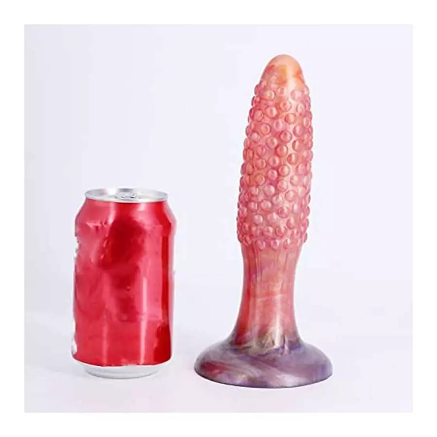 7.8 inch Realistic Dragon Anal Dildo with Suction Cup, Thick Silicone Corn Anal Plug Adult Toys for Women and Men Couples