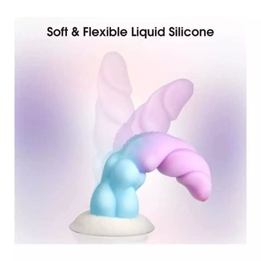 Realistic Dragon Dildo for Women：8.5 inch Big Anal Dildo Thick with Strong Suction Cup for Hands-Free Play, Liquid Silicone G Sp