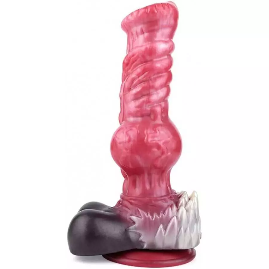 Realistic Wolf Dildo Knotted Dog Dildo 10.43 Inch Strong Suction Cup Sex Toy for Women Men Couple Big Knot Flexible Mix Color - Realistic Wolf Dildo Knotted Dog Dildo 10.43 Inch Strong Suction Cup Sex Toy for Women Men Couple Big Knot Flexible Mix Color -