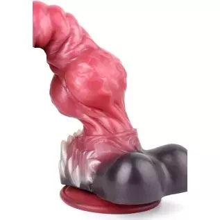 Realistic Wolf Dildo Knotted Dog Dildo 10.43 Inch Strong Suction Cup Sex Toy for Women Men Couple Big Knot Flexible Mix Color - Realistic Wolf Dildo Knotted Dog Dildo 10.43 Inch Strong Suction Cup Sex Toy for Women Men Couple Big Knot Flexible Mix Color -