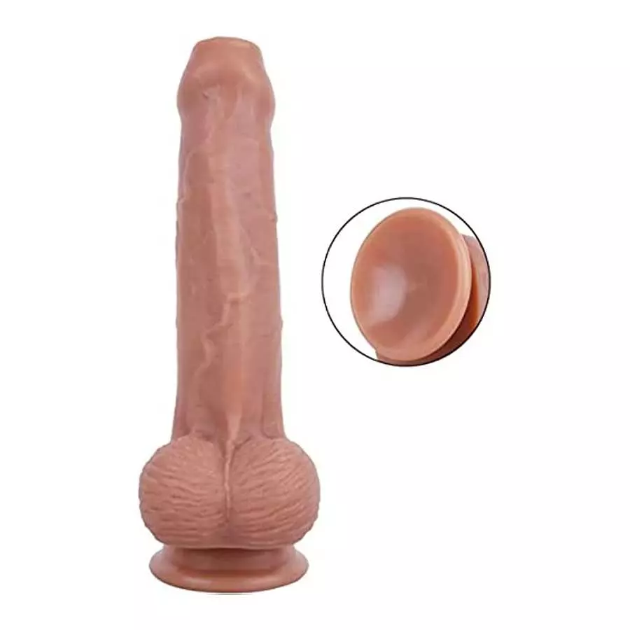 Realistic Dildos with Strong Suction Cup 7.87Inches Lifelike Huge Dildos G-Spot Dildo Waterproof Sex Toys Flesh