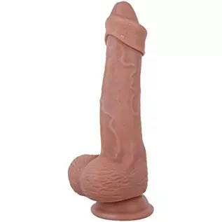 Realistic Dildos with Strong Suction Cup 7.87Inches Lifelike Huge Dildos G-Spot Dildo Waterproof Sex Toys Flesh