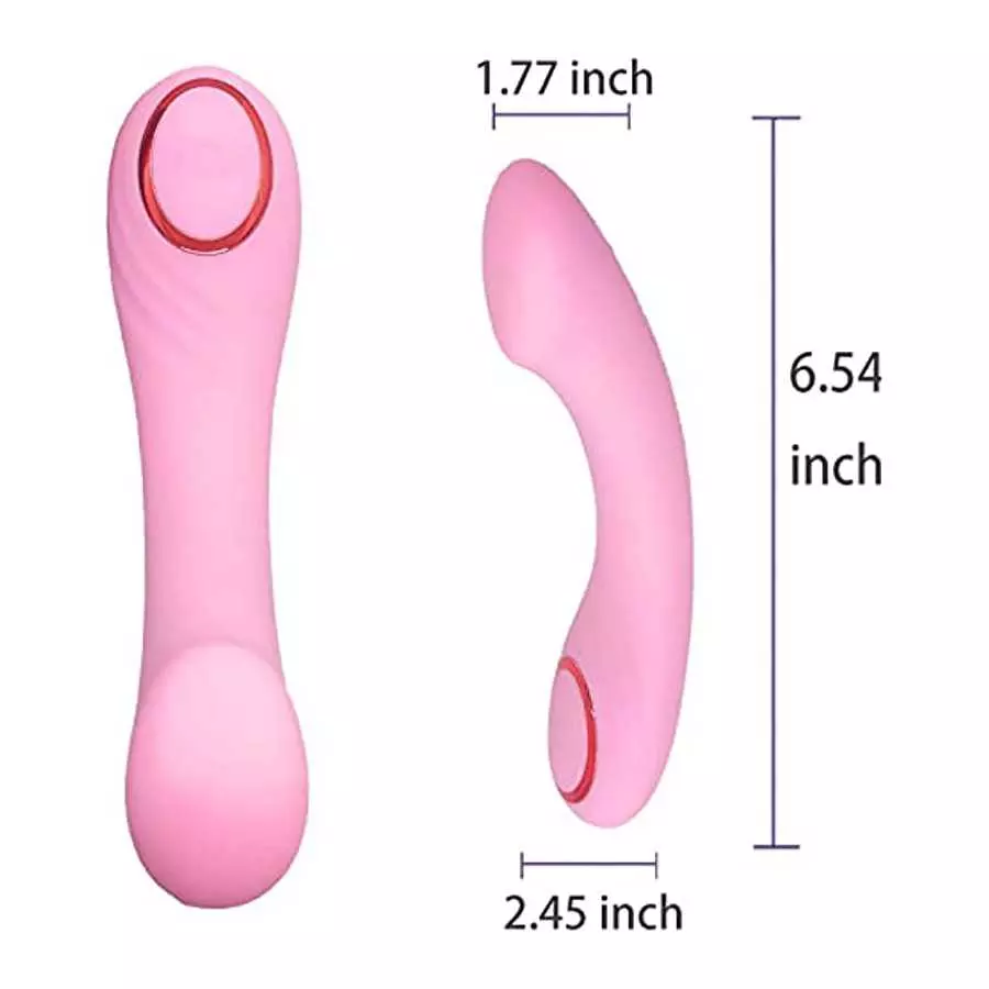 G-Spot Massager Vibrator Realistic Vibrators Dildo Anal Masturbation Stick Sensory Toys Sex for Adults, Pink, 6.54*2.25*1.77 Inc