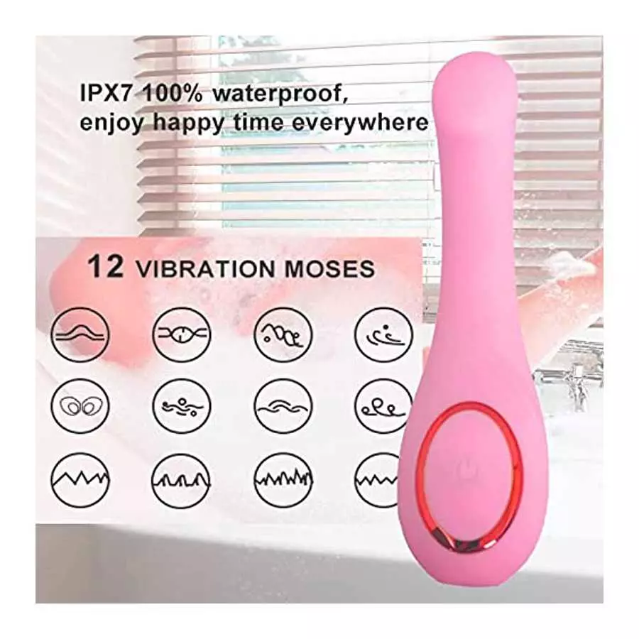 G-Spot Massager Vibrator Realistic Vibrators Dildo Anal Masturbation Stick Sensory Toys Sex for Adults, Pink, 6.54*2.25*1.77 Inc
