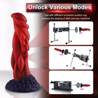 Realistic Silicone Dildo--Beleala, Wildolo 8.20&quot; Dildo with Suction Cup, Flexible Adult Sex Toy