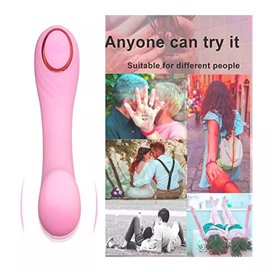 G-Spot Massager Vibrator Realistic Vibrators Dildo Anal Masturbation Stick Sensory Toys Sex for Adults, Pink, 6.54*2.25*1.77 Inc