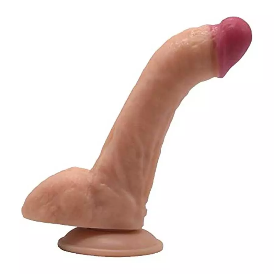 Realistic Dildo Curved G Spot Dildo 8.27 Inch Women Adult Sex Toys