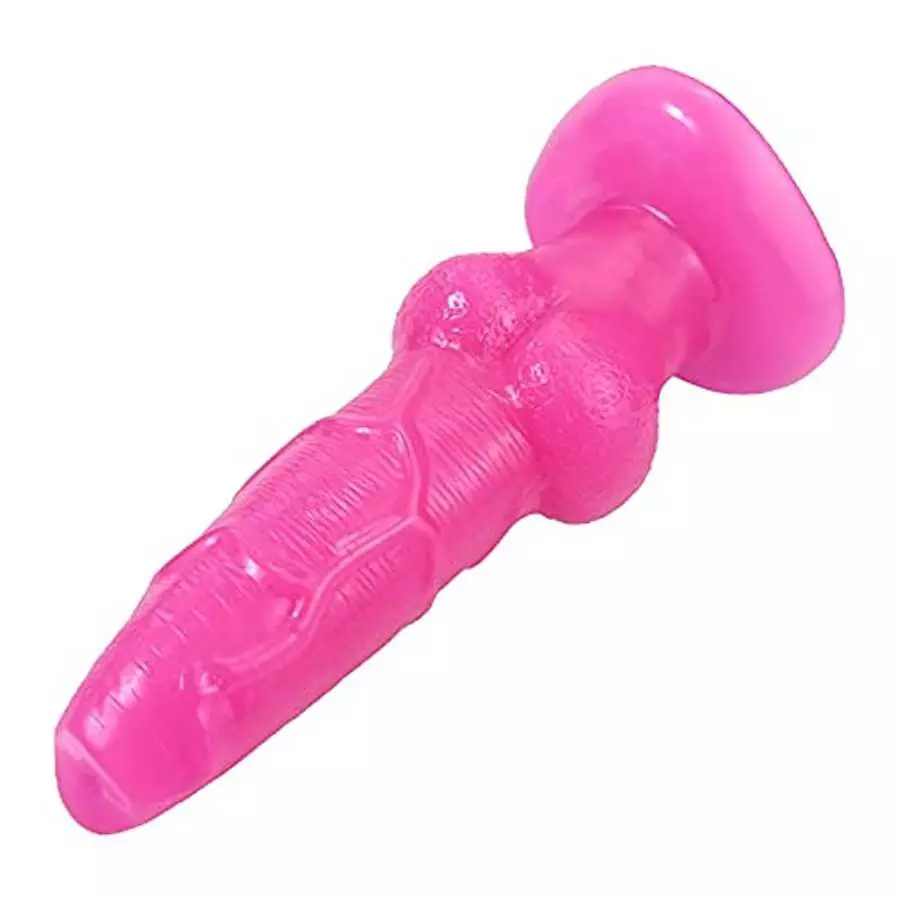 FST Realistic Wolf Dildo with Knot, 7.67" Big Anal Dildo Plug Toys with Strong Suction Cup for Women Lesbian and Men Couples