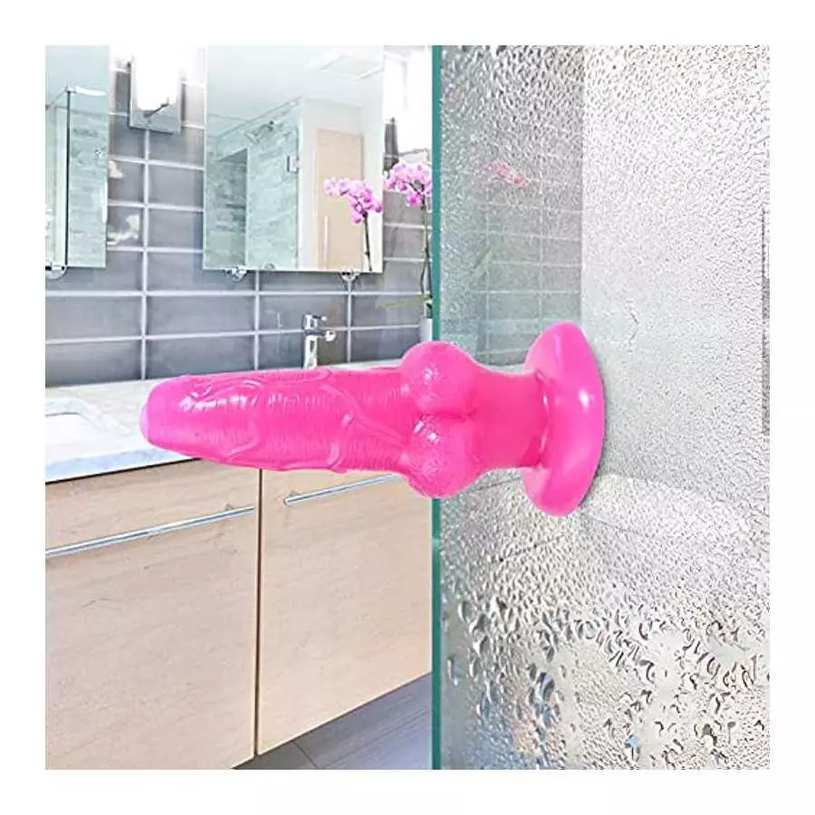 FST Realistic Wolf Dildo with Knot, 7.67" Big Anal Dildo Plug Toys with Strong Suction Cup for Women Lesbian and Men Couples