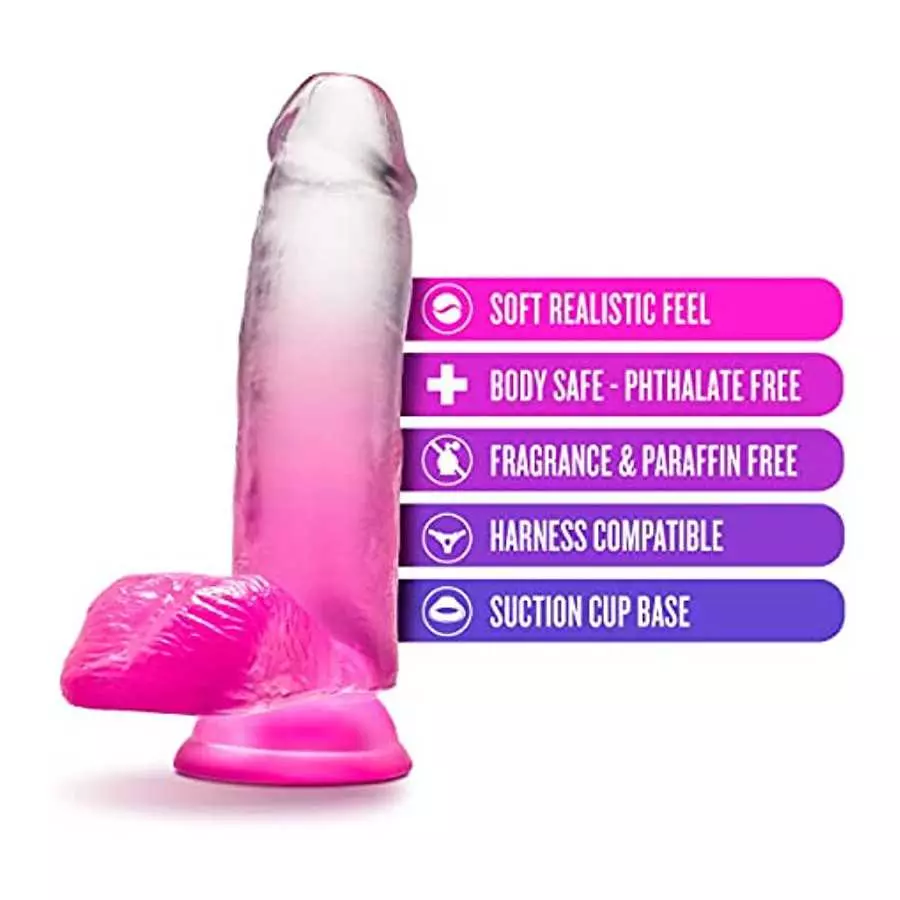 Blush B Yours Sugar Magnolia - 7 Inch Length 1.75 Inches Width Realistic Feel Dildo - Sturdy Suction Cup Base and Harness Compat Blush B Yours Sugar Magnolia - 7 Inch Length 1.75 Inches Width Realistic Feel Dildo - Sturdy Suction Cup Base and Harness Compat