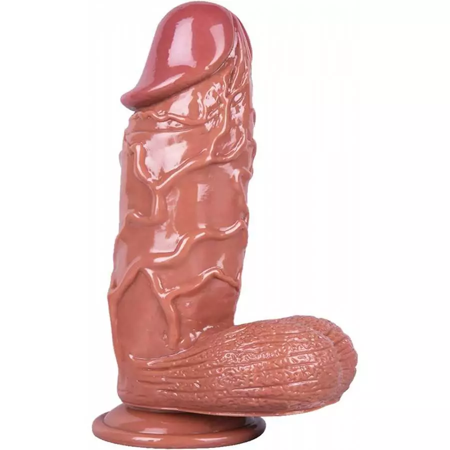 Huge Realistic Dildo, Soft Silicone Dildo with Strong Suction Cup for Hands-Free Play, Adult Sex Toys for Anal Play, Big Adult S