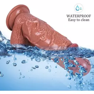 Huge Realistic Dildo, Soft Silicone Dildo with Strong Suction Cup for Hands-Free Play, Adult Sex Toys for Anal Play, Big Adult S