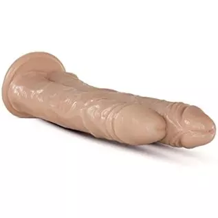 Blush Dr. Skin Dr. Double Stuffed Realistic Double Dildo, Sex Toy for Women, Sex Toy for Adults, Vanilla