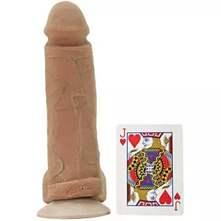 Doc Johnson The Realistic Cock with Removable Suction Cup - ULTRASKYN - 8 Inch - F-Machine and Harness Compatible Dildo - Carame Doc Johnson The Realistic Cock with Removable Suction Cup - ULTRASKYN - 8 Inch - F-Machine and Harness Compatible Dildo - Carame