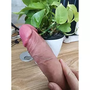 Realistic Dildo 7.5 Inch Dual-Density Silicone Huge Penis ，Silicone Cock with Strong Suction Cup, Soft Silicone Real Dong Penis